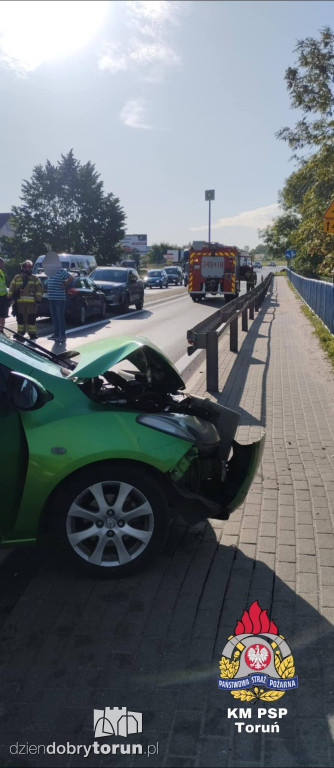 Groźny wypadek w Lubiczu pod Toruniem