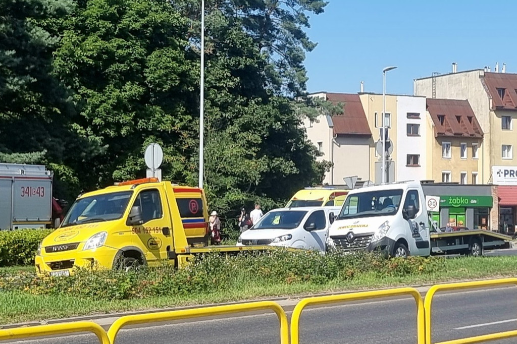 Wypadek na ul. Szosa Chełmińska w Toruniu