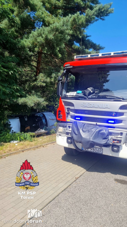 Wypadek na ul. Szosa Chełmińska w Toruniu