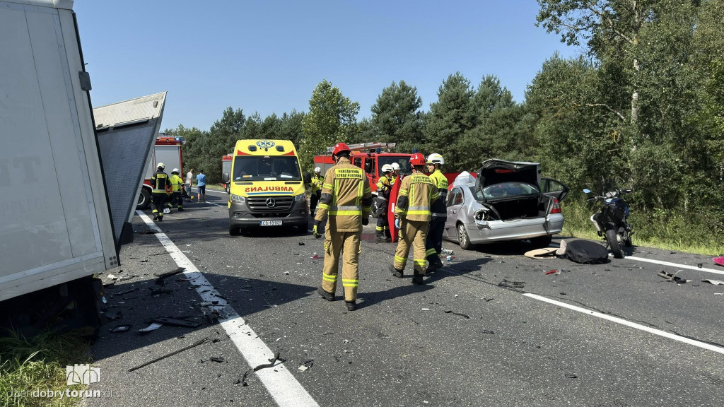 Śmiertelny wypadek na 282 km DK10
