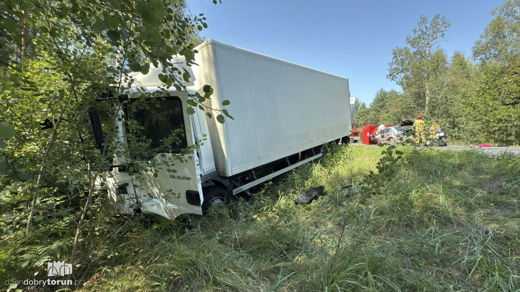 Śmiertelny wypadek na 282 km DK10