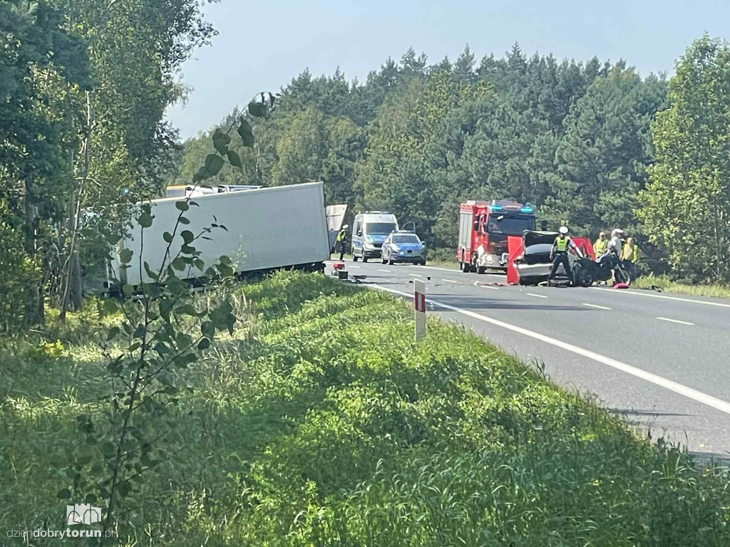 Śmiertelny wypadek na 282 km DK10
