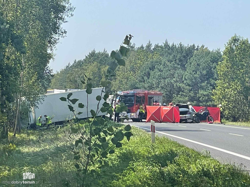 Śmiertelny wypadek na 282 km DK10