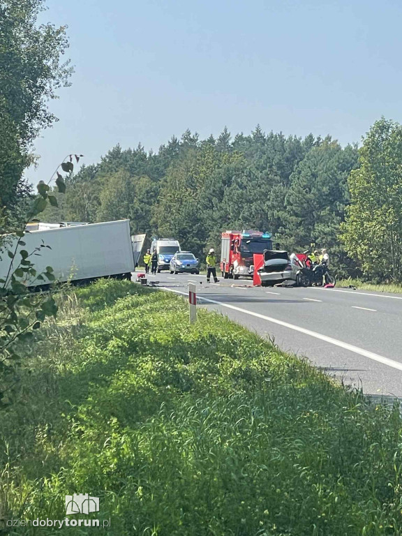 Śmiertelny wypadek na 282 km DK10