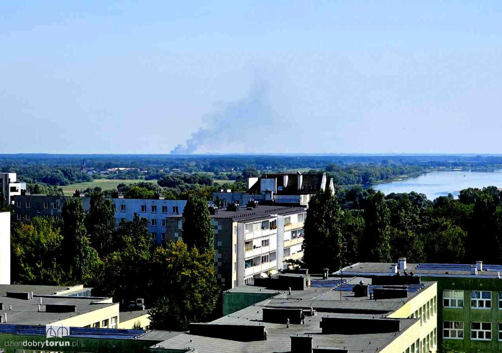 Pożar w powiecie aleksandrowskim