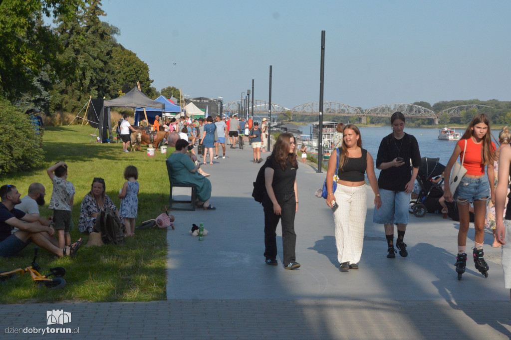 Parada otwierająca Festiwal Wisły w Toruniu