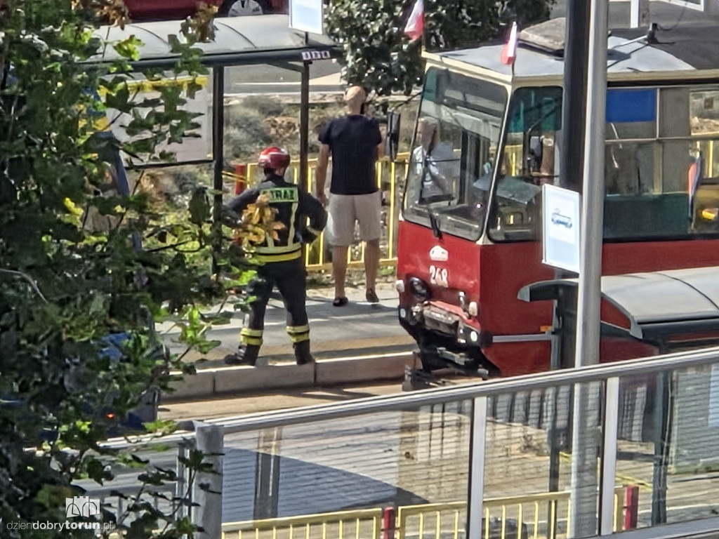 Zderzenie tramwajów w Toruniu