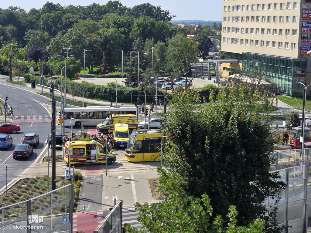 Zderzenie tramwajów w Toruniu