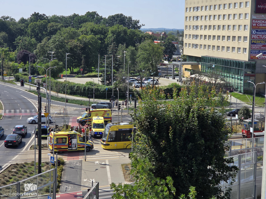 Zderzenie tramwajów w Toruniu