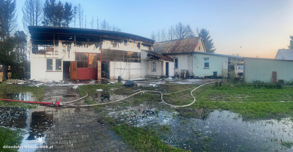 Potężny pożar hali. Rodzina prosi o pomoc