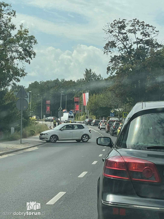 Awaria gazociągu na lewobrzeżu w Toruniu