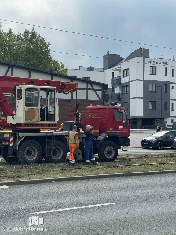 Wykolejenie tramwaju na Lubickiej!