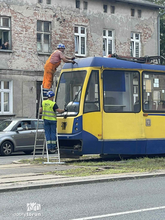 Wykolejenie tramwaju na Lubickiej!