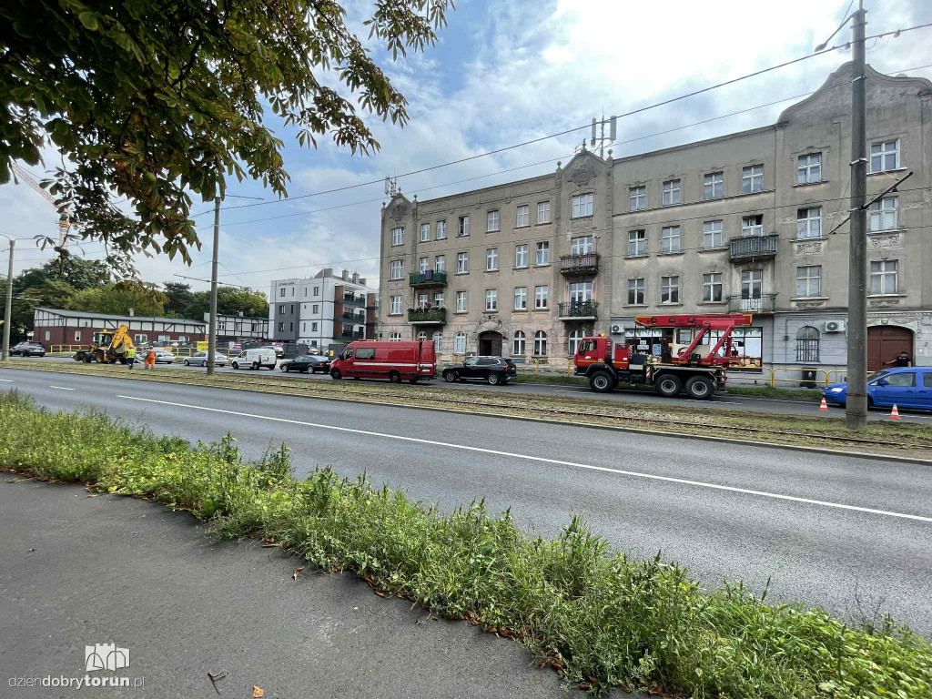 Wykolejenie tramwaju na Lubickiej!