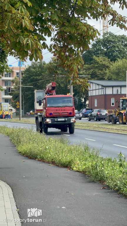 Wykolejenie tramwaju na Lubickiej!