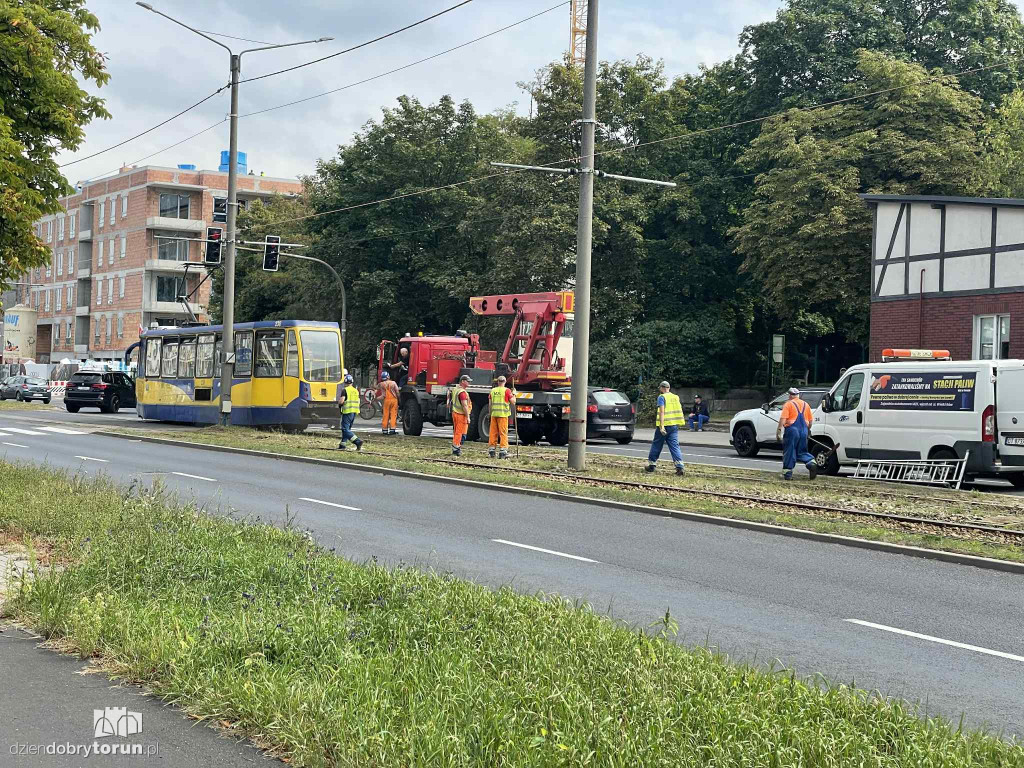 Wykolejenie tramwaju na Lubickiej!