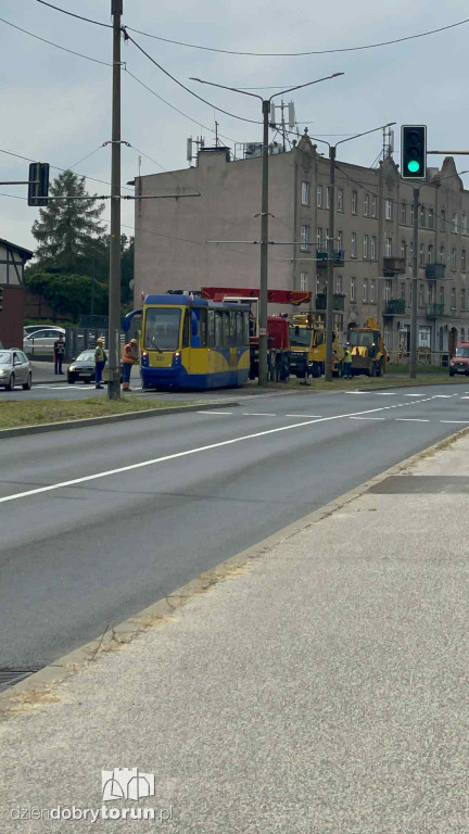 Wykolejenie tramwaju na Lubickiej!