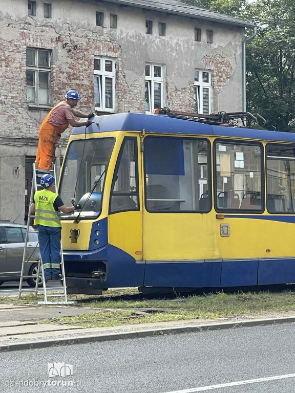 Wykolejenie tramwaju na Lubickiej!