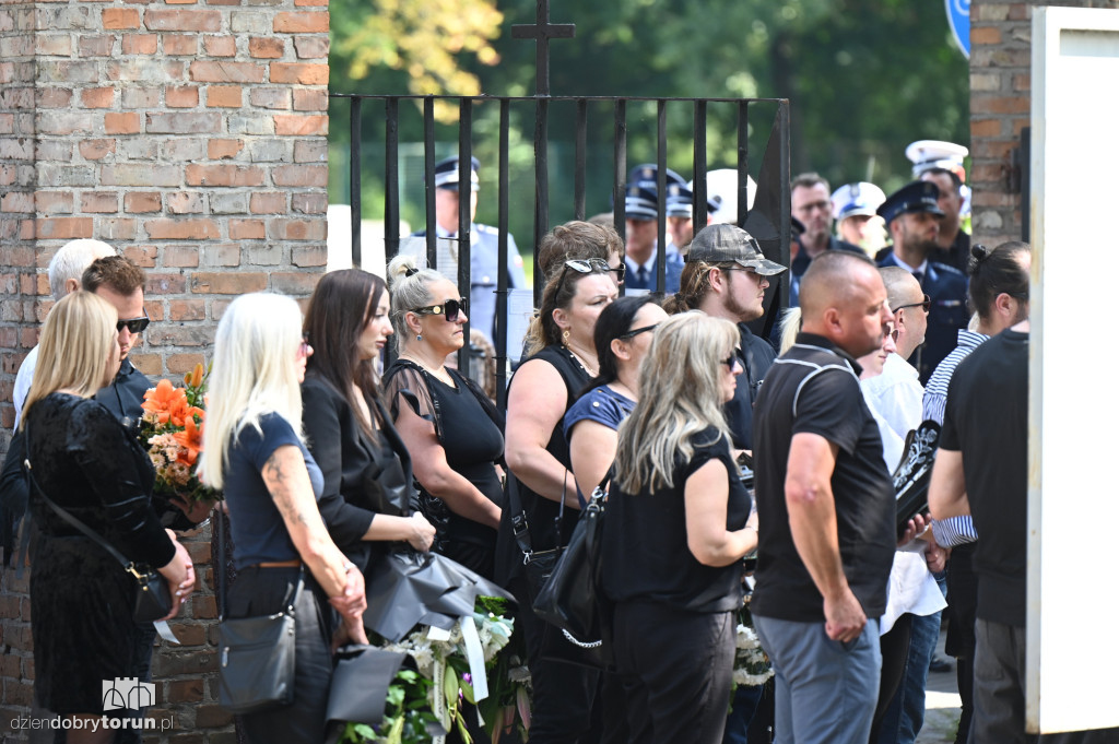 Pogrzeb Mariusza Wajnerta - policjanta z KMP Toruń