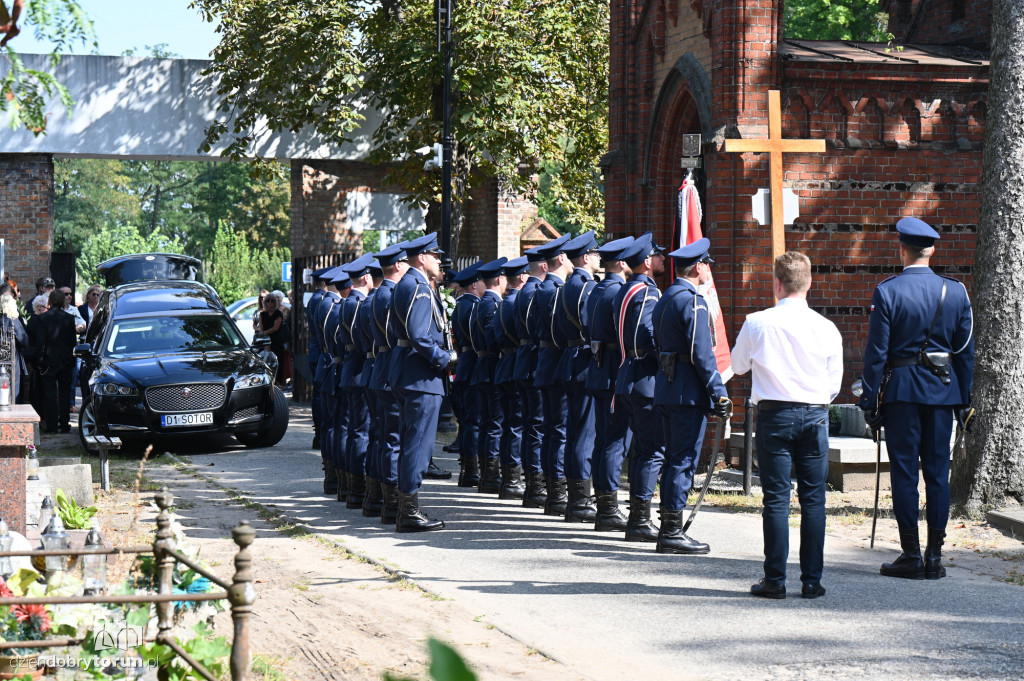 Pogrzeb Mariusza Wajnerta - policjanta z KMP Toruń