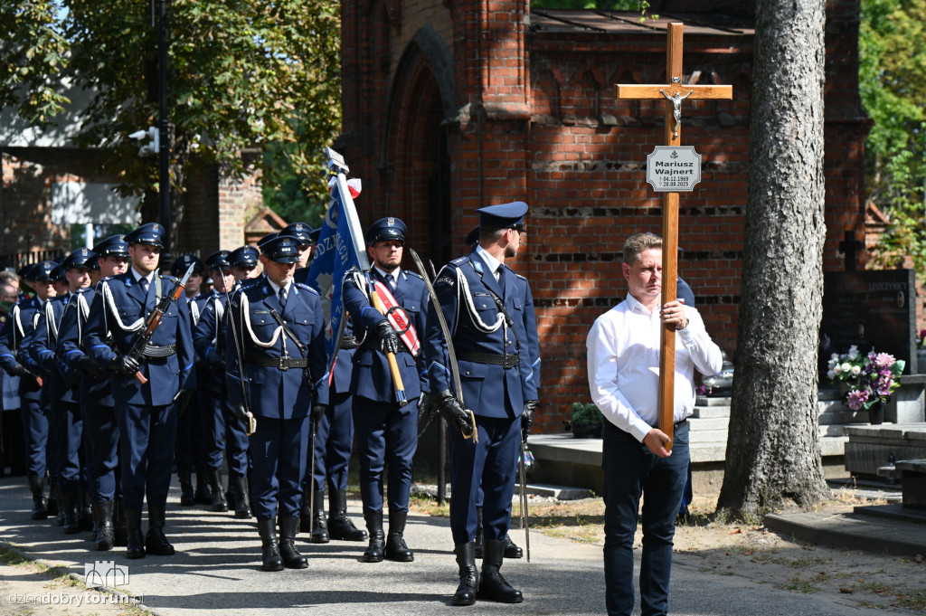 Pogrzeb Mariusza Wajnerta - policjanta z KMP Toruń