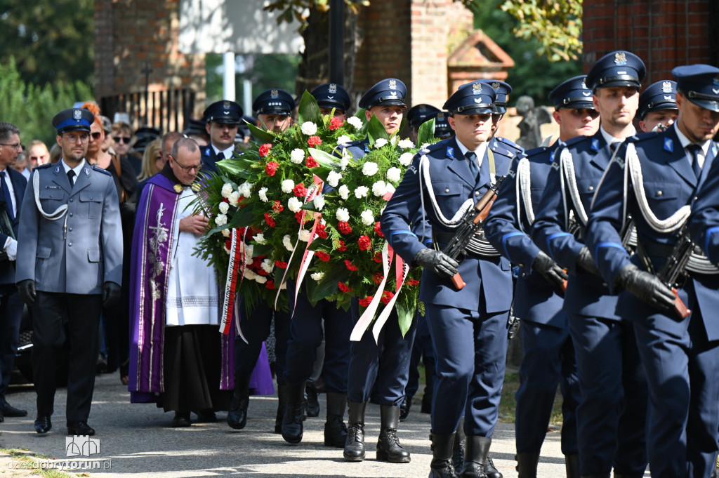 Pogrzeb Mariusza Wajnerta - policjanta z KMP Toruń