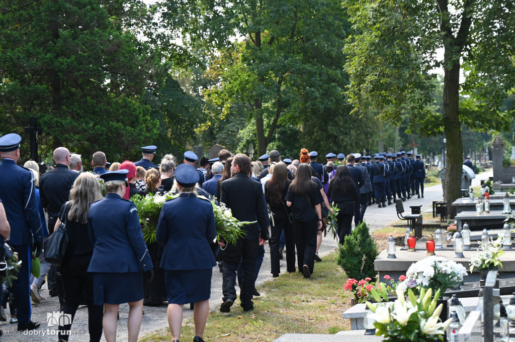 Pogrzeb Mariusza Wajnerta - policjanta z KMP Toruń