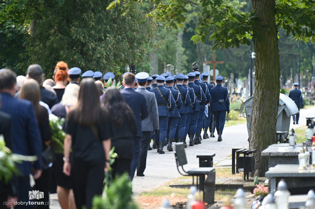 Pogrzeb Mariusza Wajnerta - policjanta z KMP Toruń