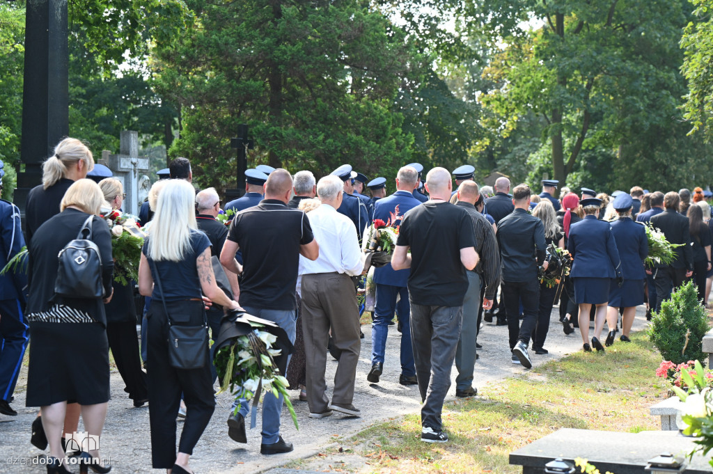 Pogrzeb Mariusza Wajnerta - policjanta z KMP Toruń