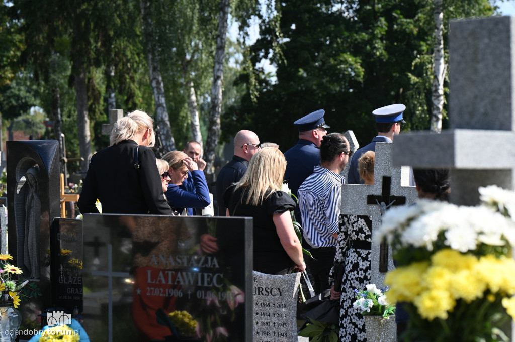 Pogrzeb Mariusza Wajnerta - policjanta z KMP Toruń