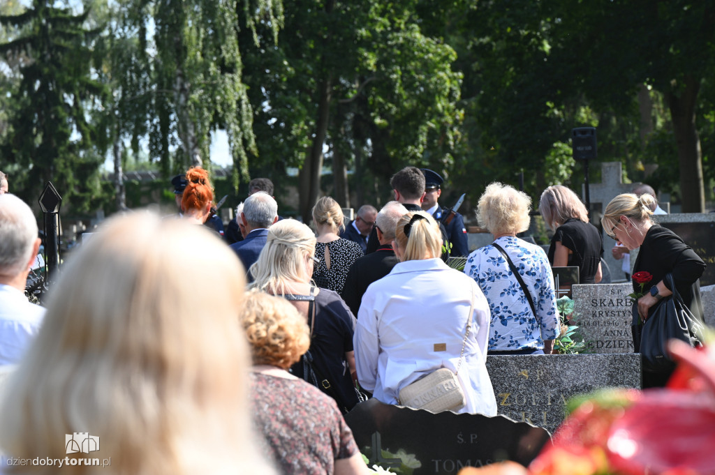 Pogrzeb Mariusza Wajnerta - policjanta z KMP Toruń