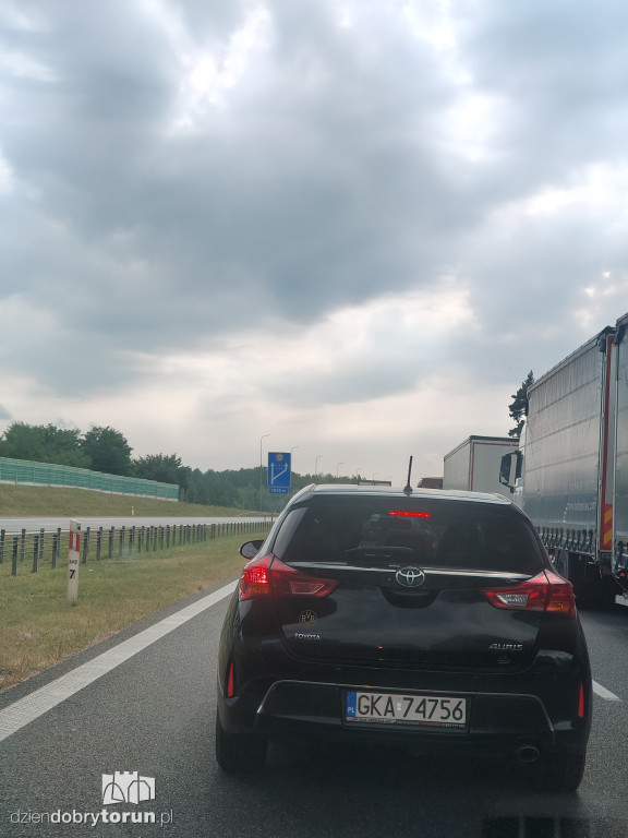 Remont na A1 pod Toruniem