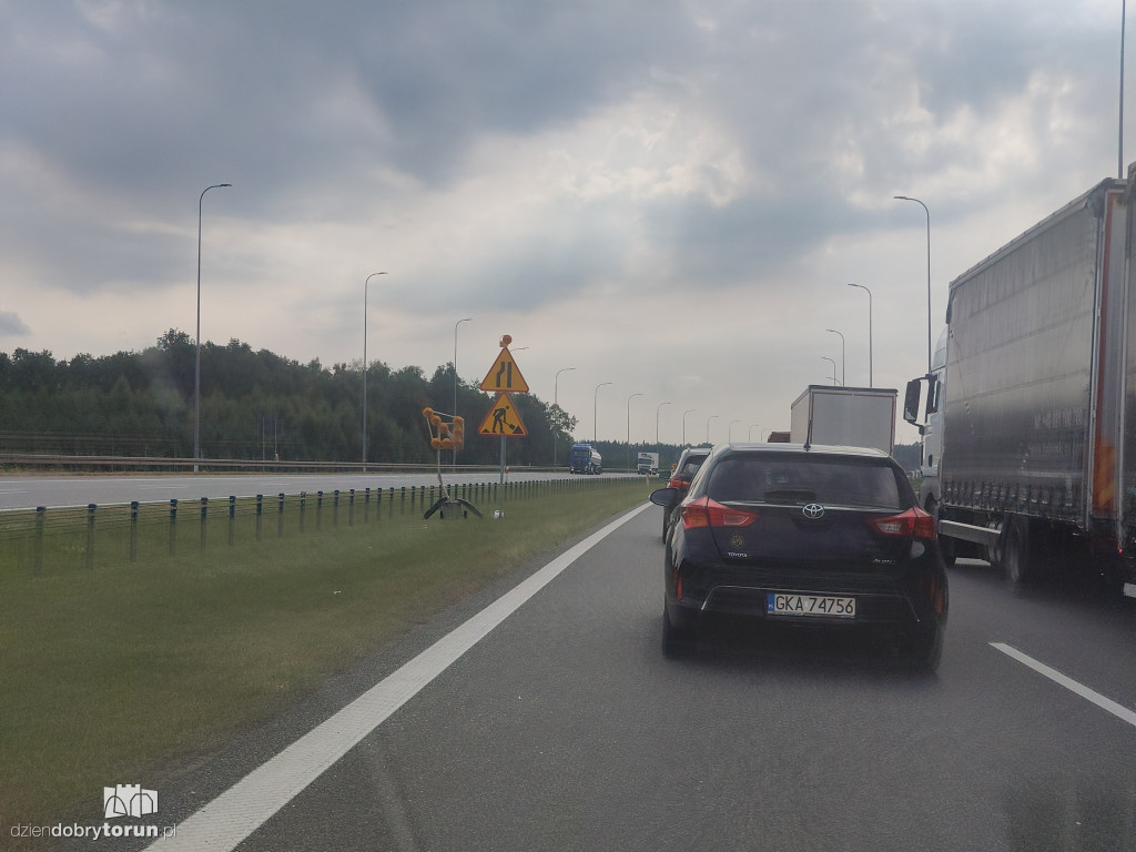 Remont na A1 pod Toruniem