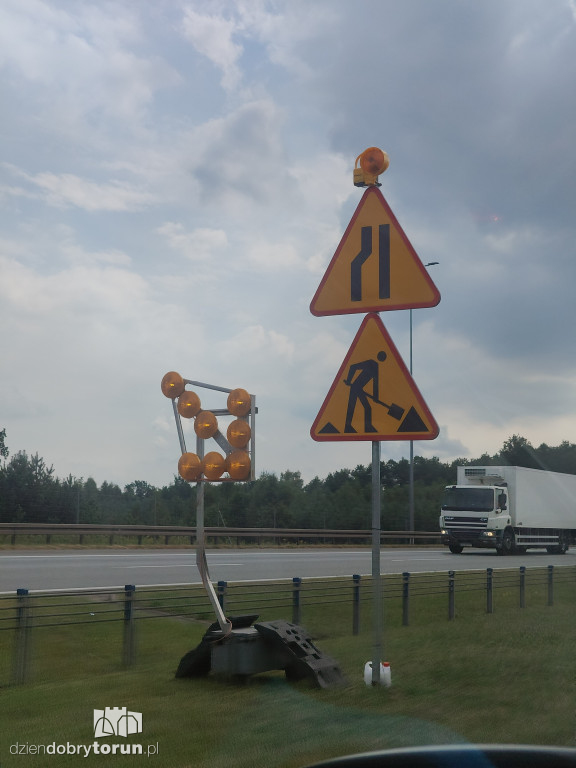 Remont na A1 pod Toruniem