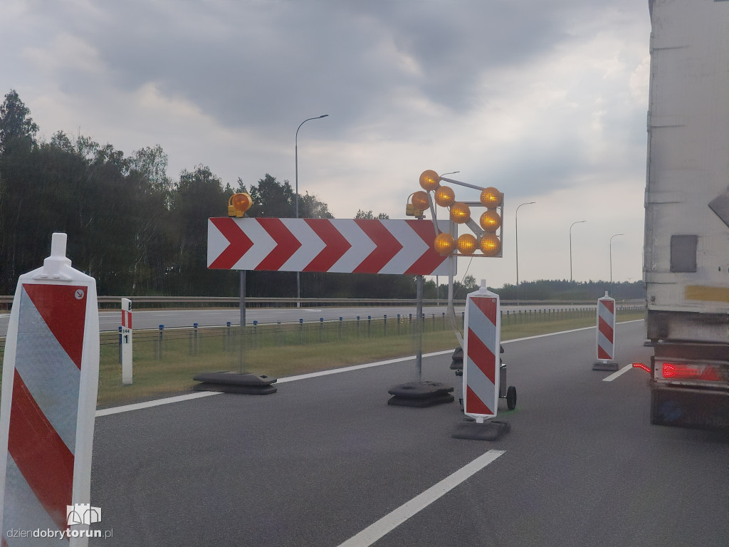 Remont na A1 pod Toruniem