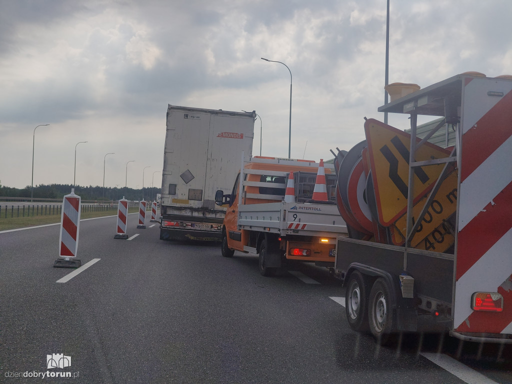 Remont na A1 pod Toruniem