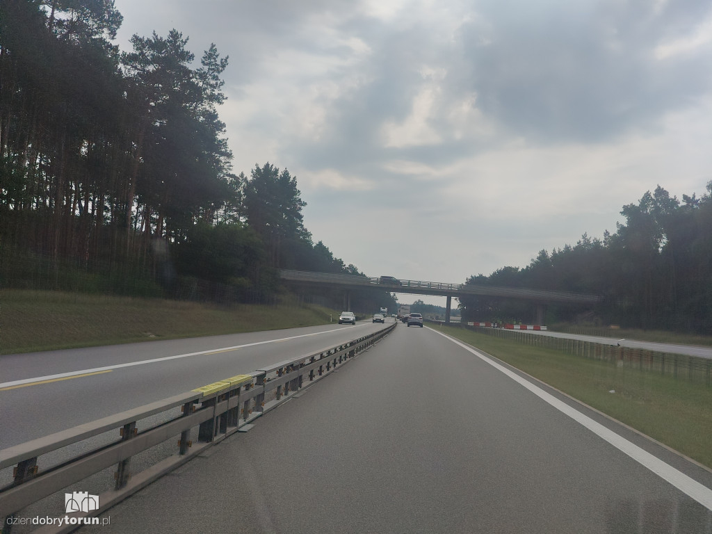 Remont na A1 pod Toruniem