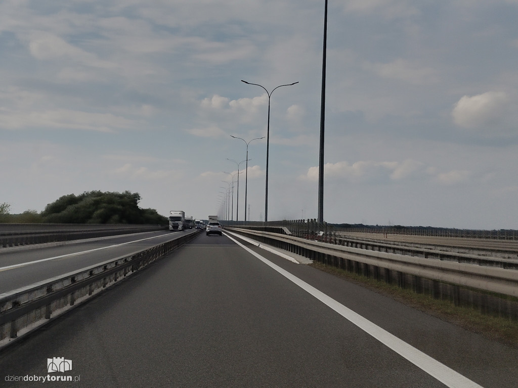 Remont na A1 pod Toruniem