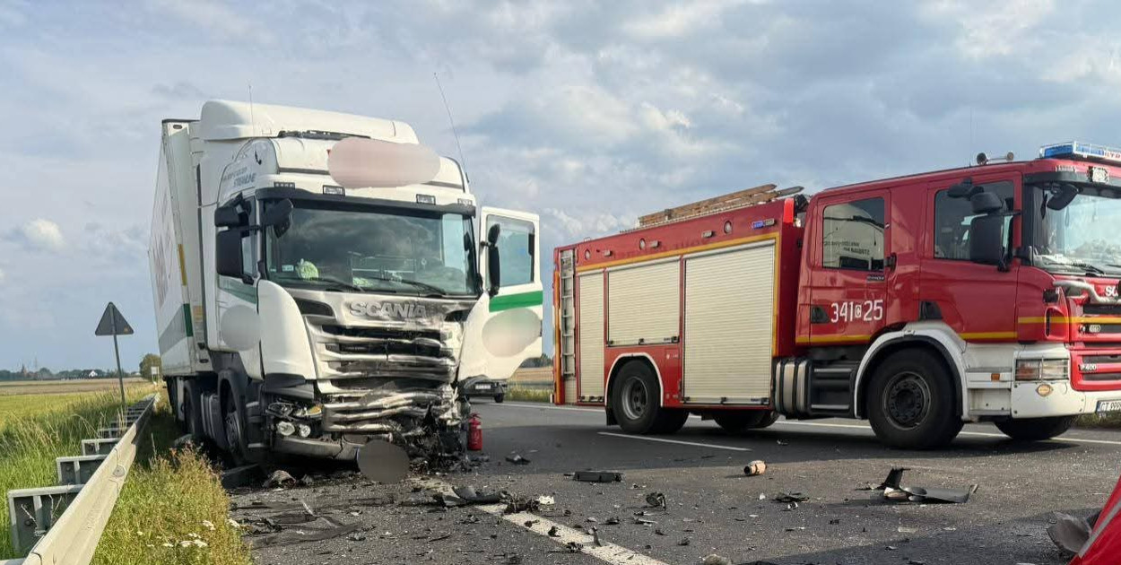 Śmiertelny wypadek w Grzywnie pod Toruniem