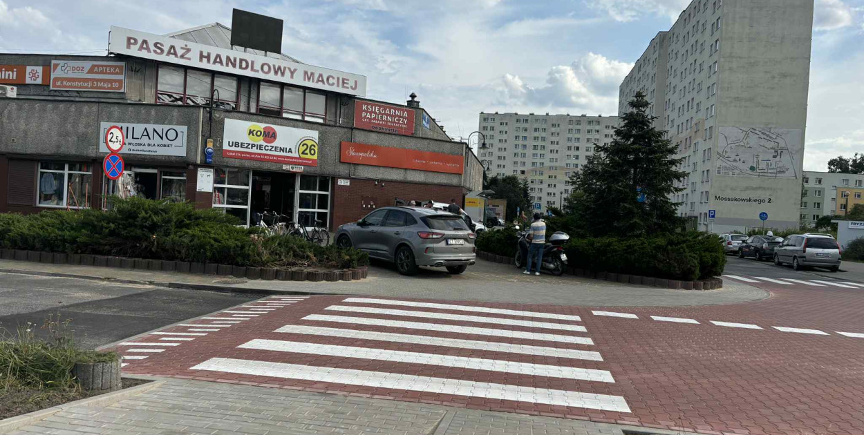 Nowe skrzyżowanie przy Macieju