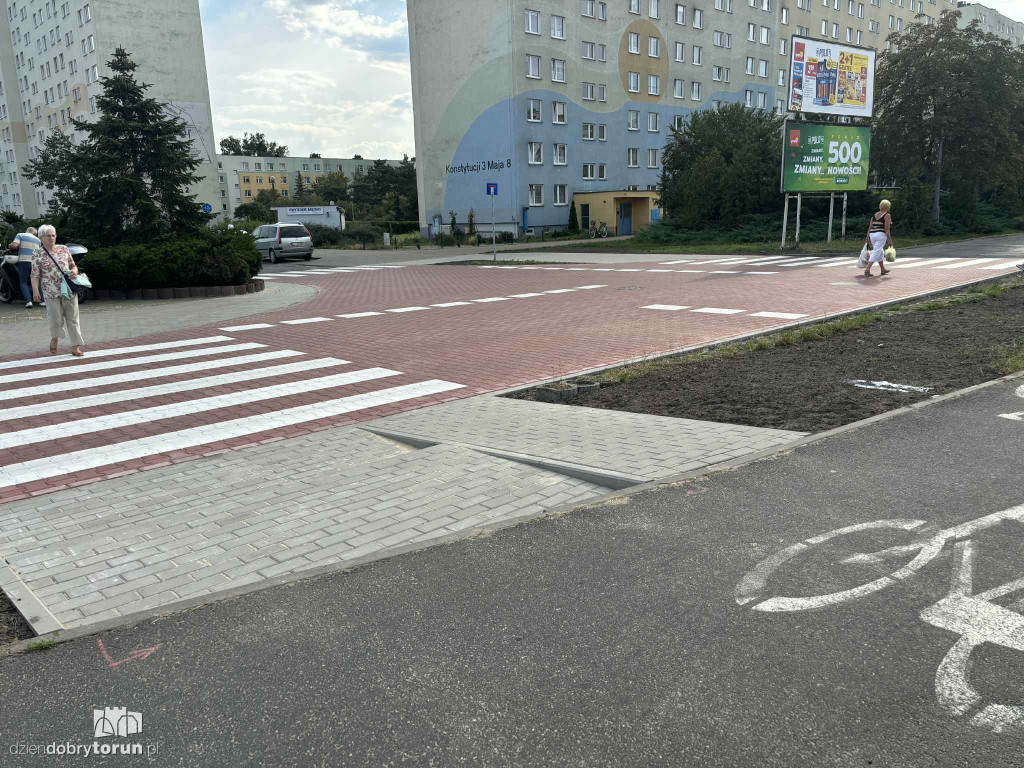 Nowe skrzyżowanie przy Macieju