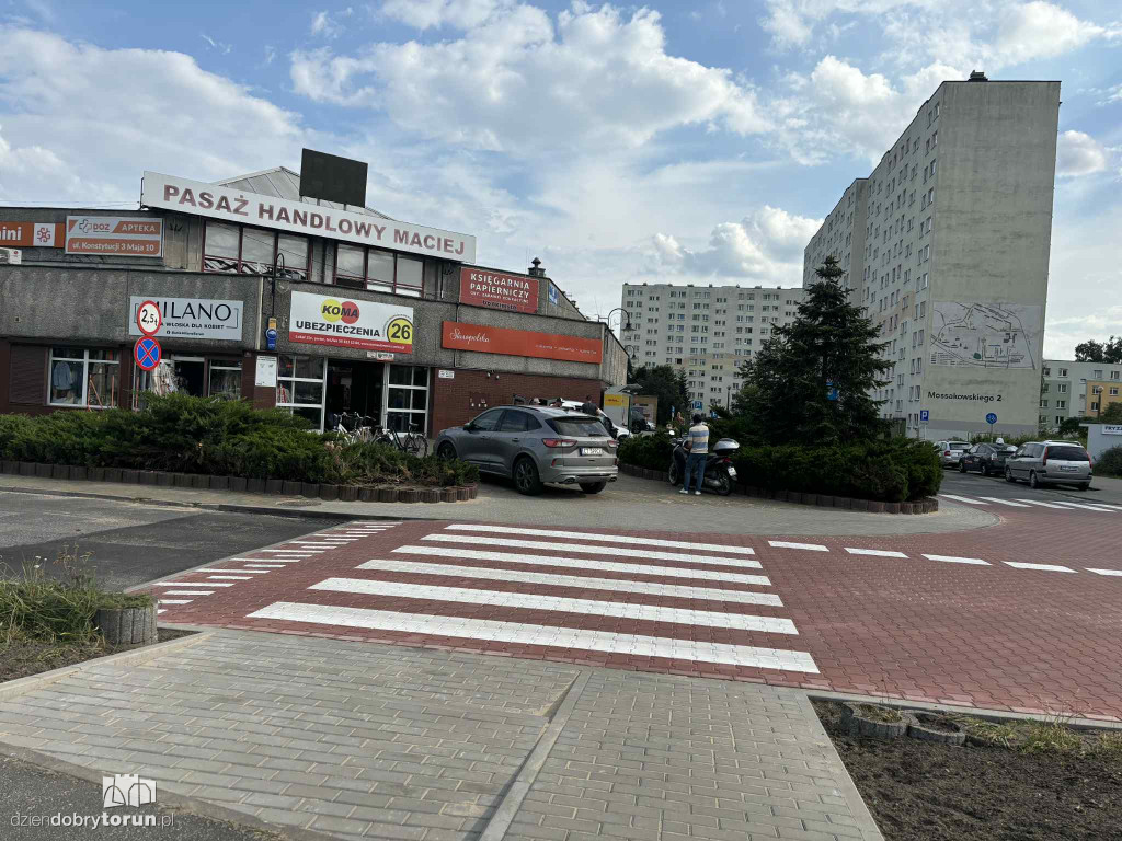 Nowe skrzyżowanie przy Macieju