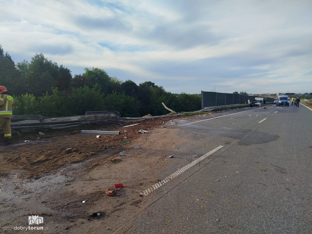 Groźny wypadek na S5 w regionie
