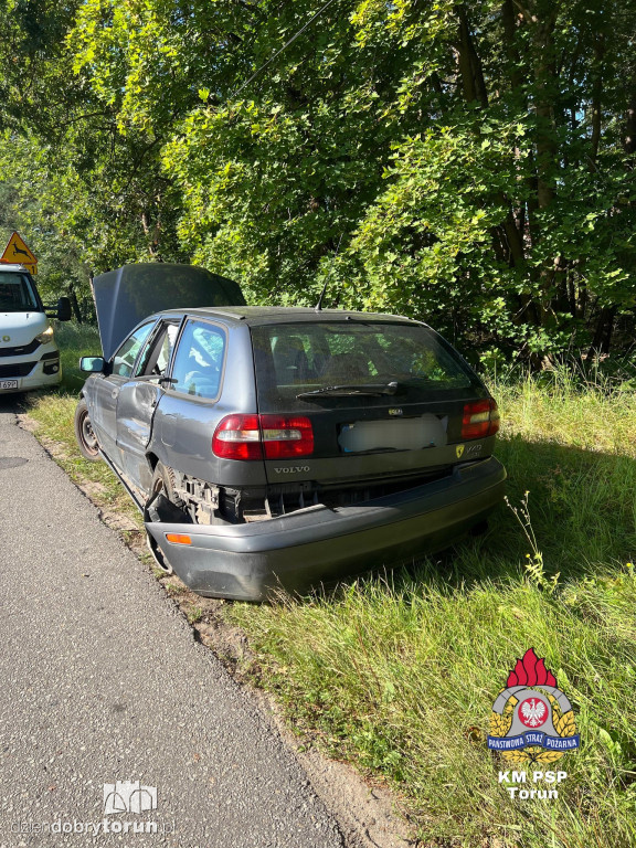 Wypadek w Łysomicach pod Toruniem