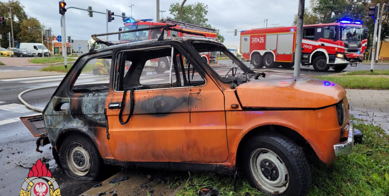 Fiat 126p w ogniu!