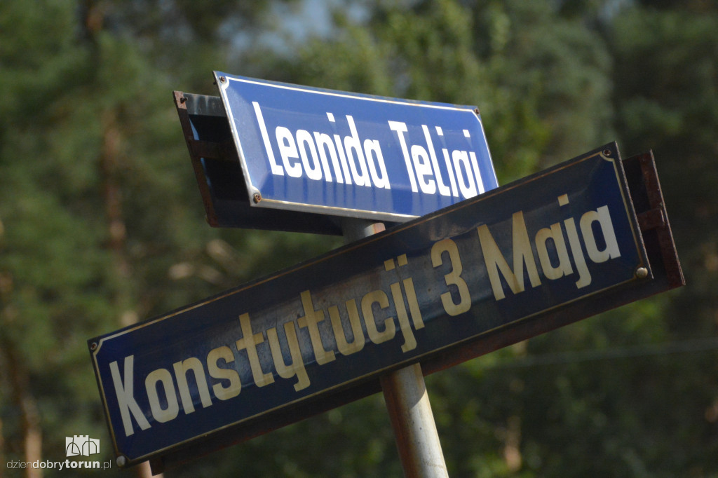 Saperzy na ul. Konstytucji 3 Maja w Toruniu
