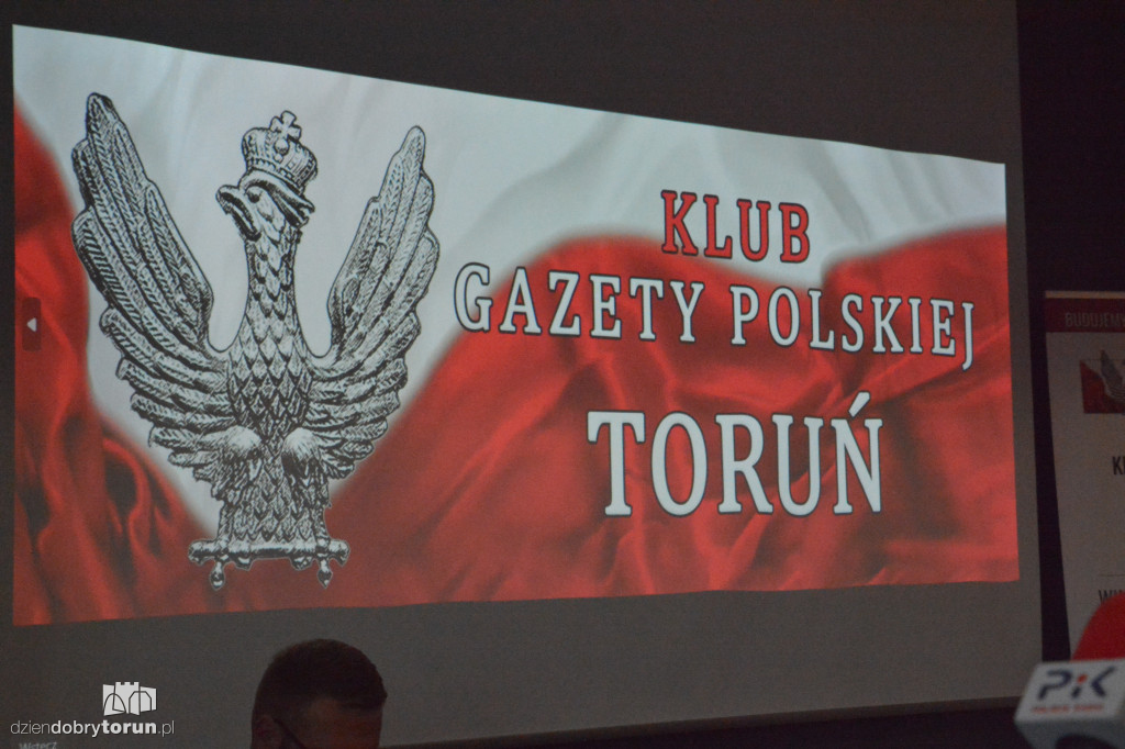 Krzysztof Szczucki na spotkaniu Klubu Gazety Polskiej