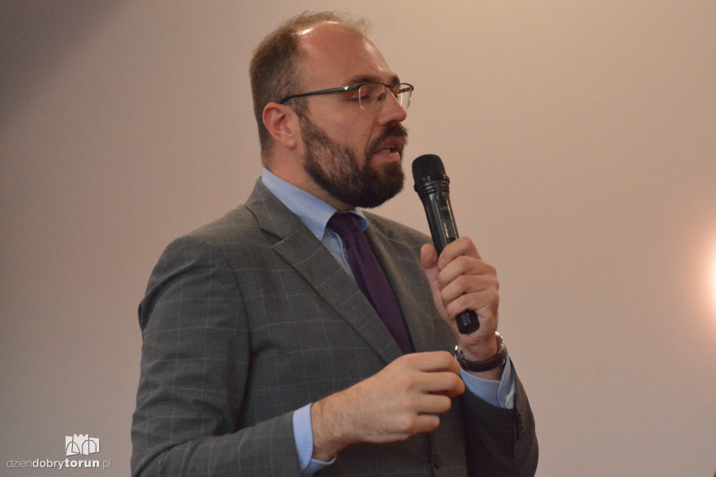 Krzysztof Szczucki na spotkaniu Klubu Gazety Polskiej