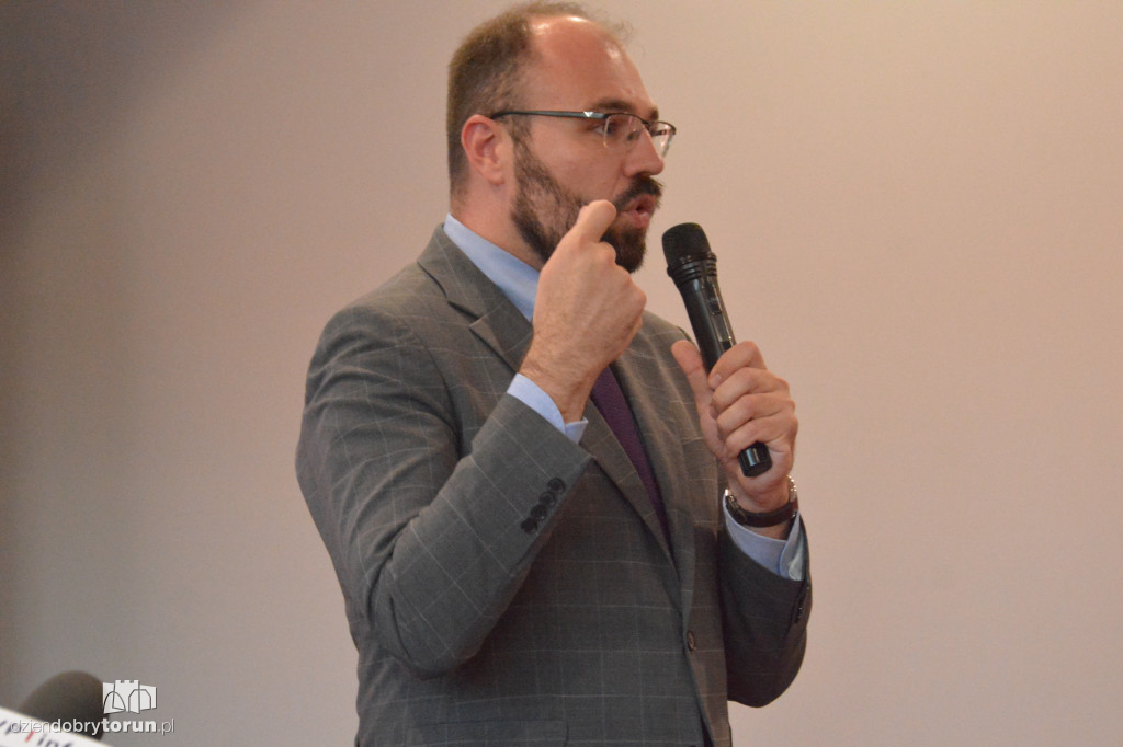 Krzysztof Szczucki na spotkaniu Klubu Gazety Polskiej