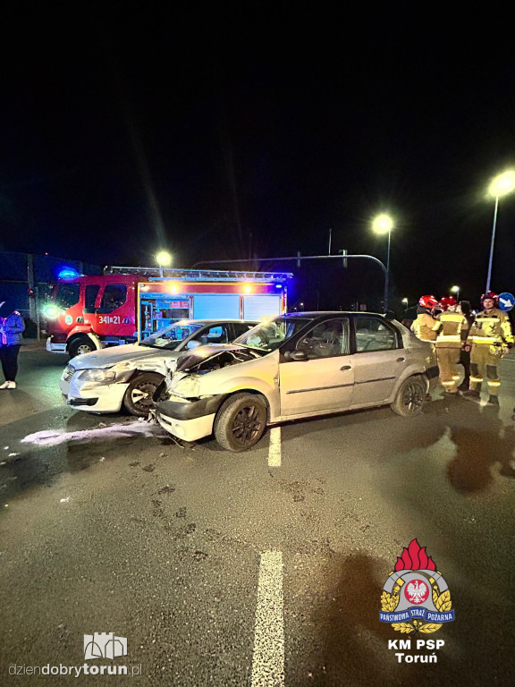 Wypadek na skrzyżowaniu Legionów z Raczkiewicza